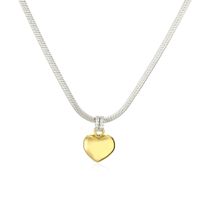 Simple Style Heart Shape Copper Zircon Bracelets Earrings Necklace In Bulk sku image 4