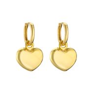 Simple Style Heart Shape Copper Zircon Bracelets Earrings Necklace In Bulk sku image 1