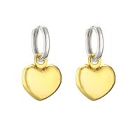 Simple Style Heart Shape Copper Zircon Bracelets Earrings Necklace In Bulk sku image 2