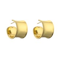 1 Pair Simple Style Geometric Plating Inlay Copper Zircon Earrings sku image 15