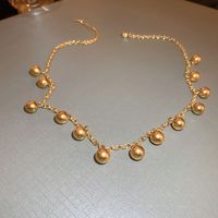 Edelstahl 304 18 Karat Vergoldet Einfacher Stil Überzug Geometrisch Halskette main image 3