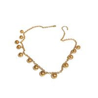 Edelstahl 304 18 Karat Vergoldet Einfacher Stil Überzug Geometrisch Halskette main image 2