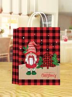 Weihnachten Süß Weihnachtsbaum Kraftpapier Gruppe Geschenk Taschen sku image 6