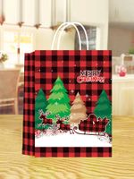 Christmas Cute Christmas Tree Kraft Paper Party Gift Bags sku image 1