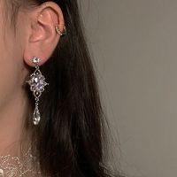 Sweet Star Alloy Tassel Plating Inlay Zircon Women's Drop Earrings main image 1
