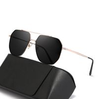 Casual Streetwear Geometric Nylon Polygon Full Frame Men's Sunglasses sku image 4