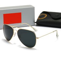 Elegant Business Oval Glass Toad Glasses Patchwork Full Frame Men's Sunglasses main image 3