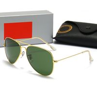 Elegant Business Oval Glass Toad Glasses Patchwork Full Frame Men's Sunglasses sku image 5