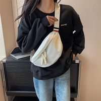 Women's Basic Solid Color Nylon Waist Bags main image 6