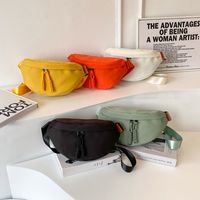 Women's Basic Solid Color Nylon Waist Bags main image 7