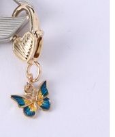 Mignon Tortue Chat Papillon Alliage Unisexe Pendentif De Sac Porte-clés sku image 6