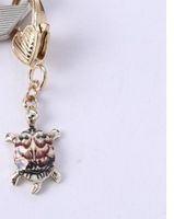 Cute Tortoise Cat Butterfly Alloy Unisex Bag Pendant Keychain sku image 10