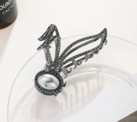 Dulce Flor Metal Embutido Perlas Artificiales Diamantes De Imitación Garras De Pelo sku image 15
