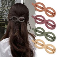 Simple Style Solid Color Arylic Hair Clip main image 1