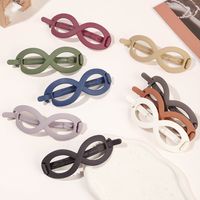 Simple Style Solid Color Arylic Hair Clip main image 3