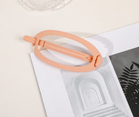 Simple Style Solid Color Arylic Hair Clip sku image 10