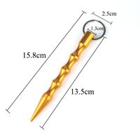 Geometric Pattern Solid Color Outdoor Aluminum Alloy Self-defense Stick main image 3