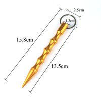 Women's Self-defense Equipment Geometric Shape Solid Color Aluminum Alloy Self-defense Stick main image 5