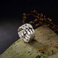 Sweet Simple Style Fish Copper Plating Hollow Out Silver Plated Open Ring main image 2