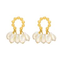 Elegant Lady Geometric Artificial Pearl Alloy Irregular Women's Drop Earrings main image 2