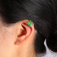 1 Pair Simple Style Frog Inlay Copper Rhinestones Ear Studs main image 5