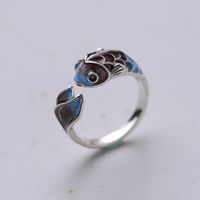 Classic Style Commute Fish Alloy Copper Plating Gold Plated Rings main image 1