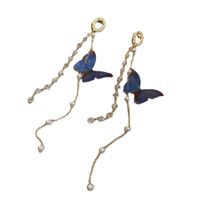 Fairy Style Butterfly Alloy Women's Drop Earrings main image 3