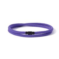 Simple Style Solid Color Rope Copper Handmade Plating Wristband sku image 16