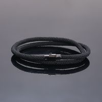 Simple Style Solid Color Rope Copper Handmade Plating Wristband main image 4