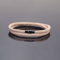 Simple Style Solid Color Rope Copper Handmade Plating Wristband sku image 9