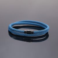 Simple Style Solid Color Rope Copper Handmade Plating Wristband sku image 5