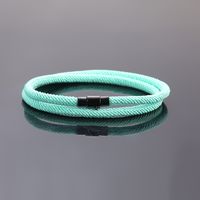 Simple Style Solid Color Rope Copper Handmade Plating Wristband sku image 7