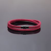 Simple Style Solid Color Rope Copper Handmade Plating Wristband sku image 11