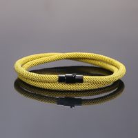 Simple Style Solid Color Rope Copper Handmade Plating Wristband sku image 4