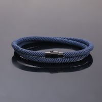 Simple Style Solid Color Rope Copper Handmade Plating Wristband sku image 8