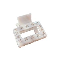 Casual Simple Style Butterfly Rectangle Acetic Acid Sheets Inlay Rhinestones Hair Claws main image 4