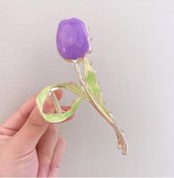 Lady Flower Alloy Hairpin Hair Claws sku image 8