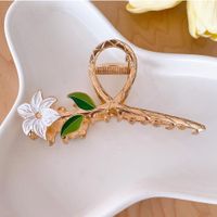 Lady Flower Alloy Hairpin Hair Claws sku image 6