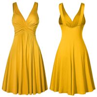 Women's Sheath Dress Elegant V Neck Patchwork Sleeveless Solid Color Midi Dress Date main image 2