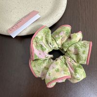 Sweet Rabbit Ditsy Floral Bear Cloth Hair Tie main image 2