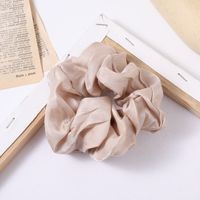 Spring New Fashion Mesh Solid Color Ribbon Cheap Scrunchies Wholesale sku image 54