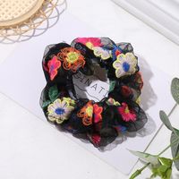 Spring New Fashion Mesh Solid Color Ribbon Cheap Scrunchies Wholesale sku image 72