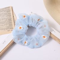 Spring New Fashion Mesh Solid Color Ribbon Cheap Scrunchies Wholesale sku image 65