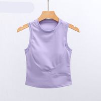 Mujeres Chaleco Camisetas Sin Mangas Entrecruzado Casual Estilo Preppy Estilo Clásico Color Sólido main image 8