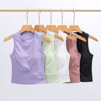 Women's Vest Tank Tops Criss Cross Casual Preppy Style Classic Style Solid Color main image 9