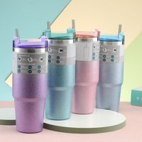 Casual Solid Color Stainless Steel Water Bottles main image 3