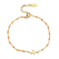 Lady Bohemian Simple Style Colorful Stainless Steel Plating Bracelets sku image 3