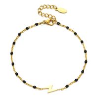 Bohemio Relámpago Acero Inoxidable Enchapado Chapado En Oro Pulsera sku image 1