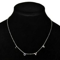 Elegant Lady Letter Stainless Steel Plating Necklace main image 3