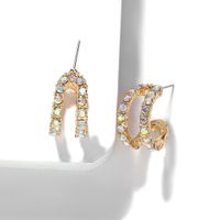 Fashion Alloy Diamond Earrings sku image 3